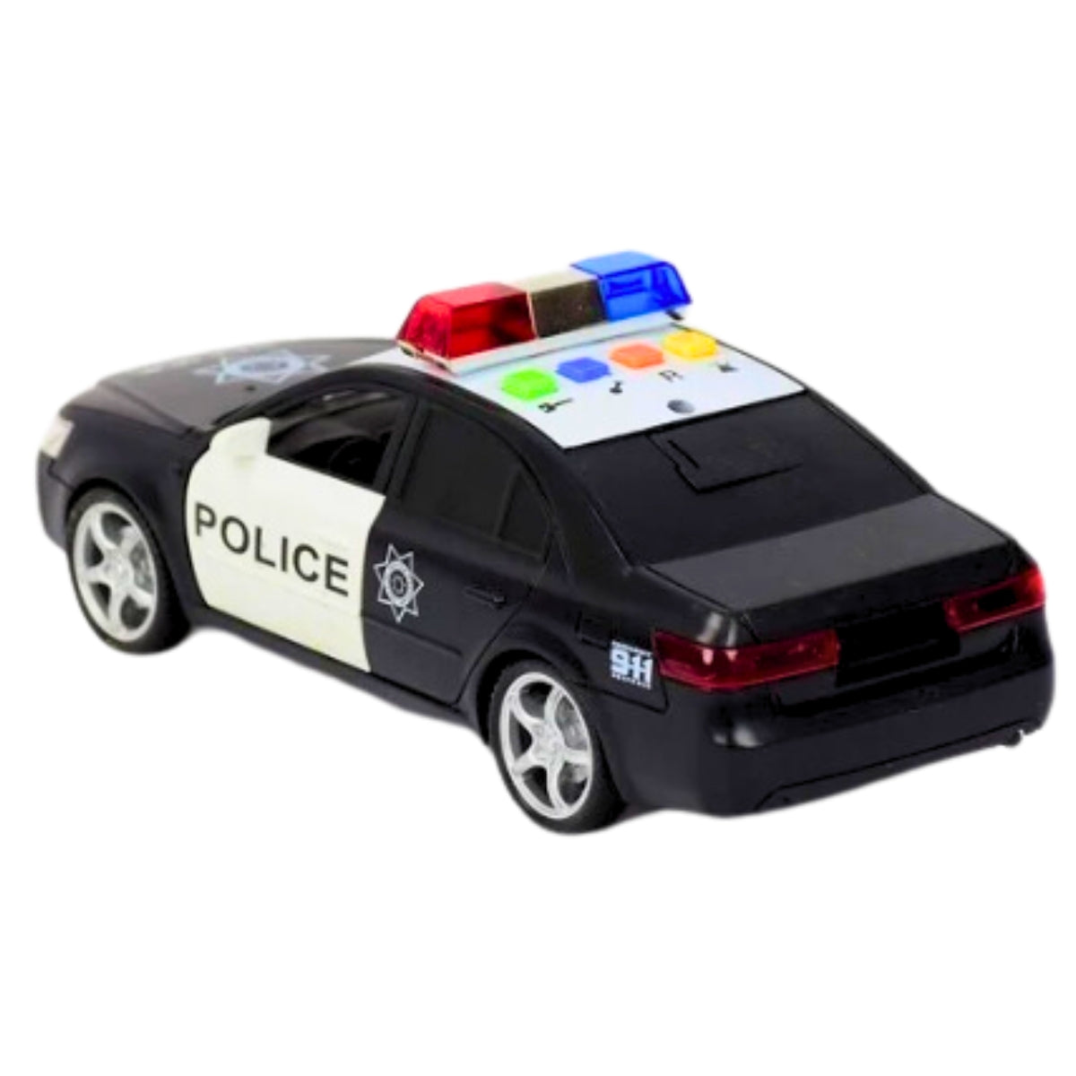 Carro De Polícia Com Som E Luzes Realista E Sistema de Fricção Carro De Polícia Com Som E Luzes Realista E Sistema de Fricção